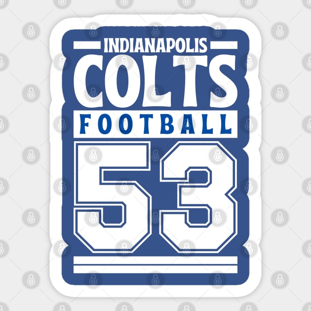 Indianapolis Colts 1953 American Football Edition 3 Sticker by Astronaut.co